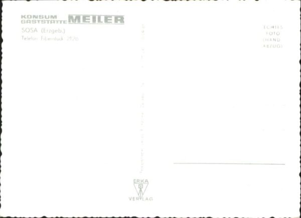 Sosa Konsum Gaststätte Meiler – Bild 2