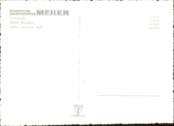 Sosa Konsum Gaststätte Meiler – Bild 2