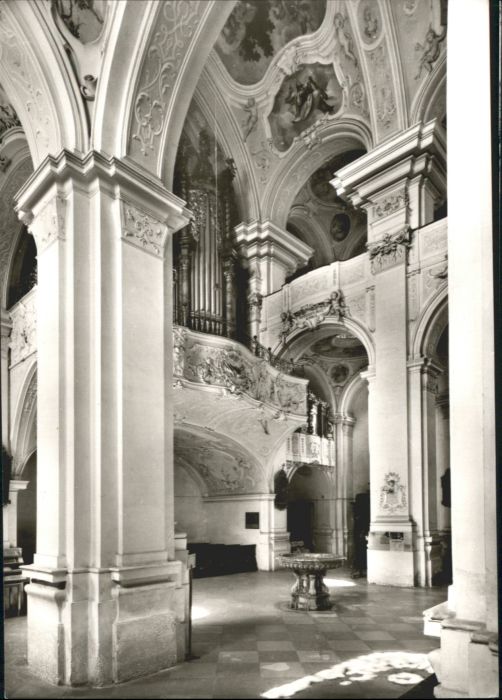Niederalteich Basilika Orgelempore