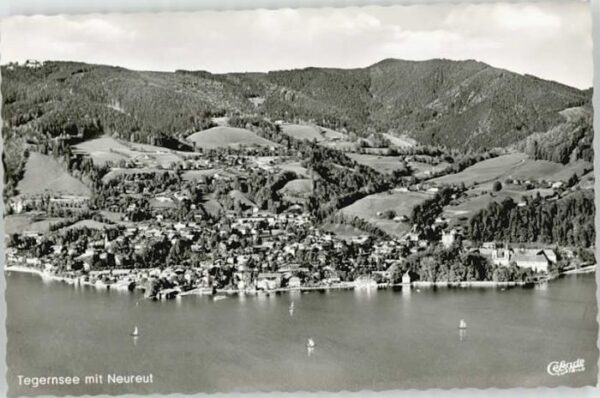 Neureut Fliegeraufnahme ungelaufen ca. 1955