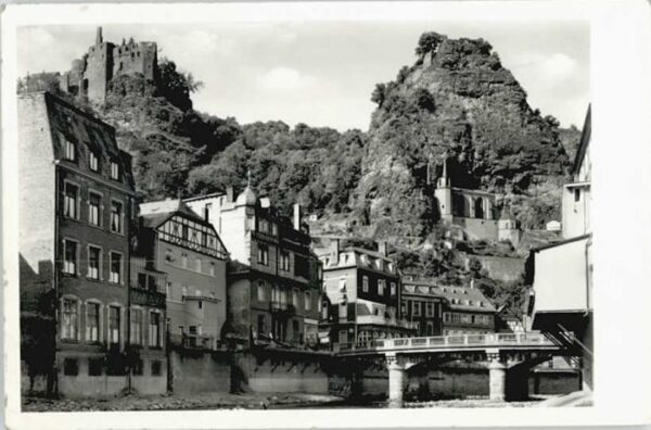 Oberstein Felsen Kirche  x 1954