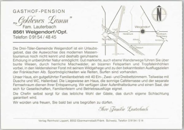 Weigendorf Gasthof Pension Goldenes Lamm – Bild 2