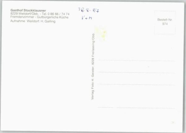 Weildorf Gasthof Stockklausner – Bild 2