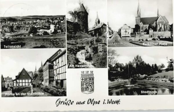 Olpe Hexenturm Stadtpark Kurkölner Platz