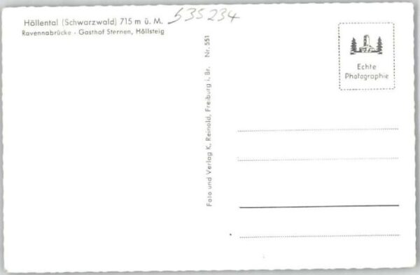 Hoellental avennabrücke Gasthof Sternen * – Bild 2