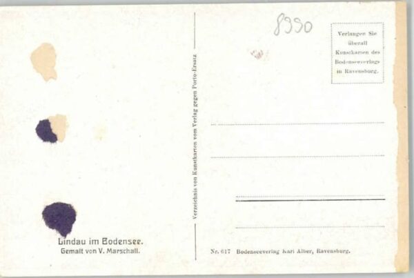 Marschall Vinzenz Lindau Bodensee Künstler V. Marschall – Bild 2