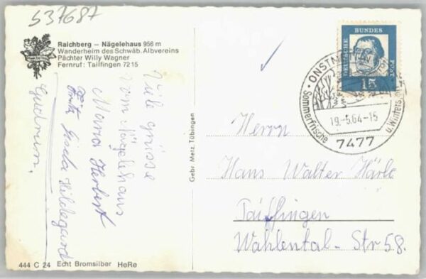 Tailfingen Raichberg Nägelehaus – Bild 2
