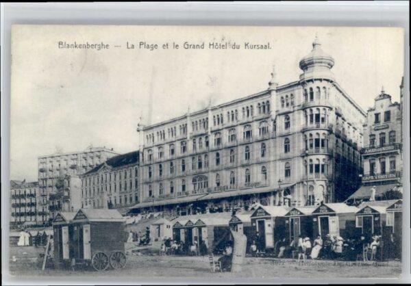 Blankenberghe Plage Digue Hotel Kursaal