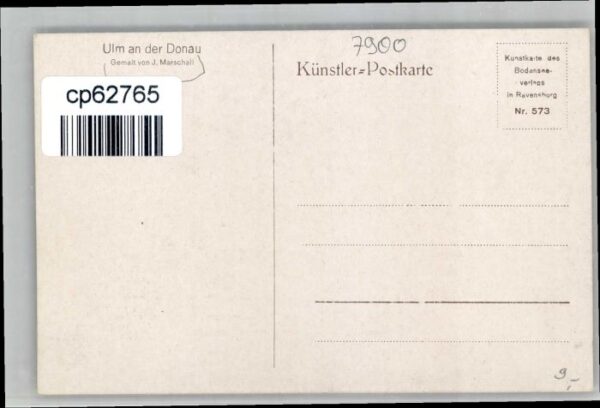 Marschall Vinzenz Ulm_Donau Künstler J. Marschall – Bild 2