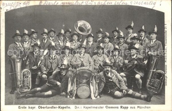 Musikanten Oberlandler-Kapelle Trompete Posaune Tu