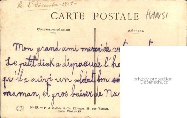 Hansi Kind Yerri Tracht Frankreich Nr. 49 – Bild 2