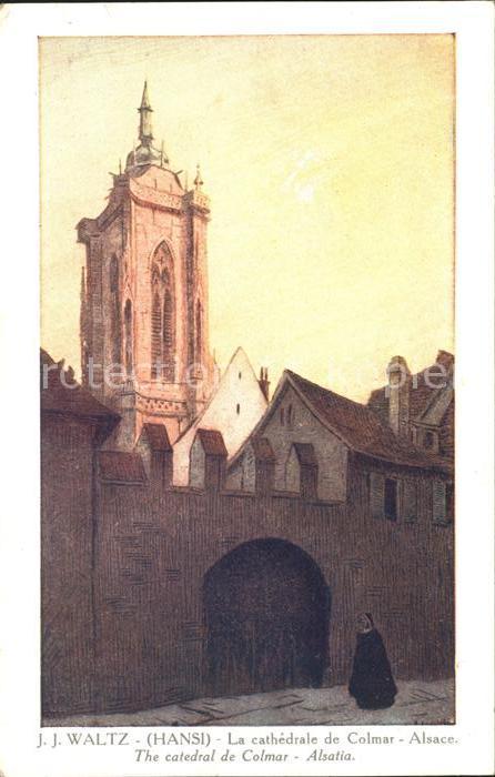 Hansi Waltz J J La cathedrale de Colmar Alsace