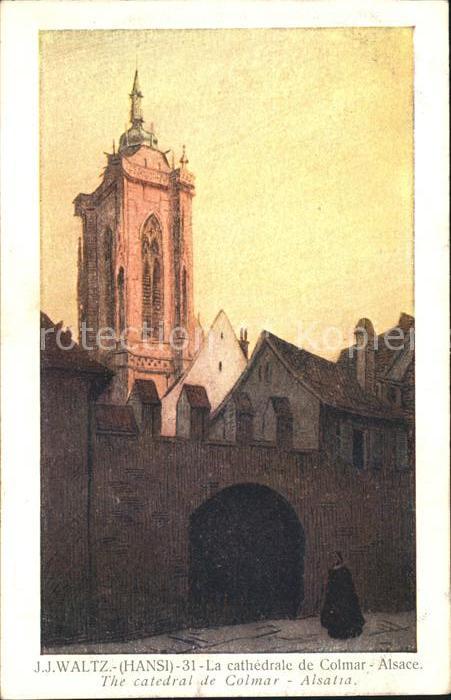 Hansi Waltz J J La cathedrale de Colmar Alsace