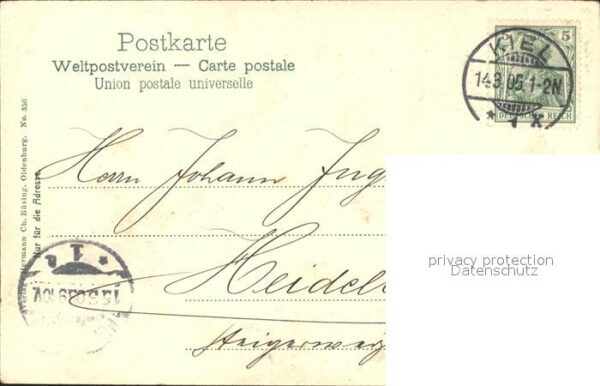 Marine S.M.S. Zähringen Litho – Bild 2