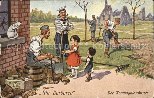 Thiele Arthur Wir Barbaren Der Kompagnieschuster Matr