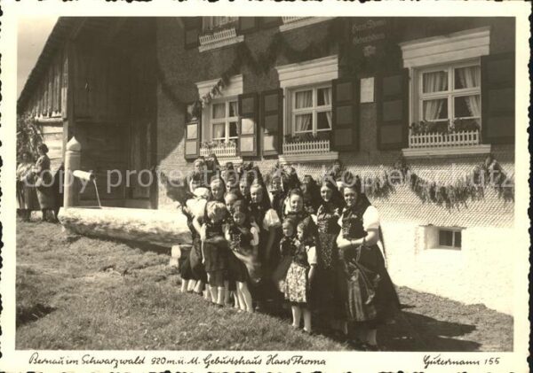 Trachten Schwarzwald Bernau Geburtshaus Hans Thoma Foto-Gute