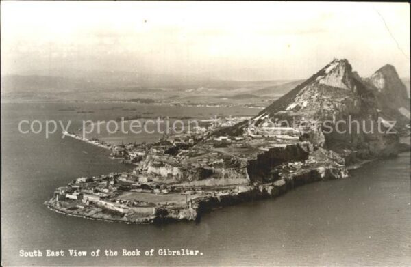 Gibraltar South East View of the Rock