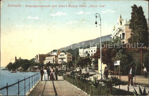 Opatija Abbazia Strandpromenade Grand Palace Hotel Bell