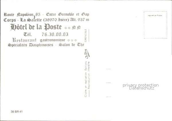 La Salette-Fallavaux Hotel de La Poste – Bild 2