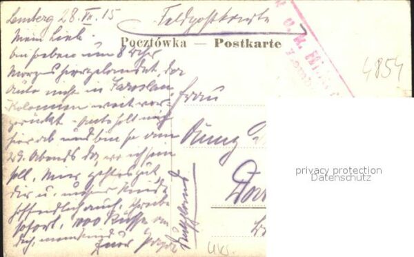 Lwow Lemberg Lviv Plac Maryacki Marienplatz Denkmal – Bild 2