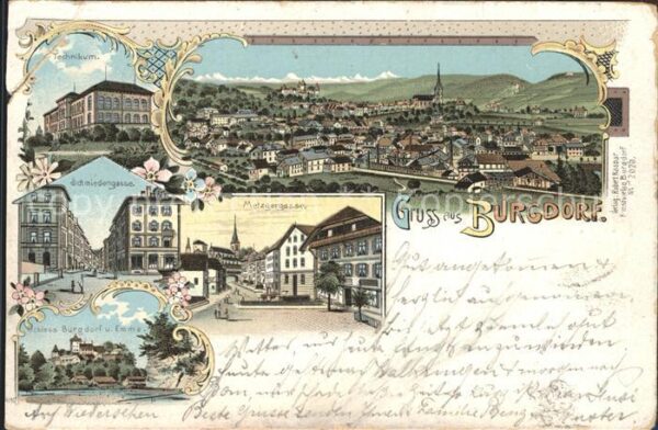 Burgdorf Bern Technikum Schmiedengasse Schloss Metzge