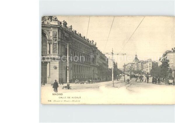 Madrid Spain Calle de Alcala