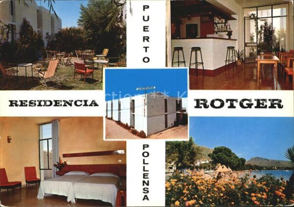 Puerto de Pollensa Residencia Rotger Bar Terrasse Zimmer S