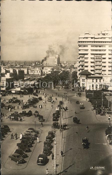 Casablanca Place de France et Boulevard du 4e Zoua
