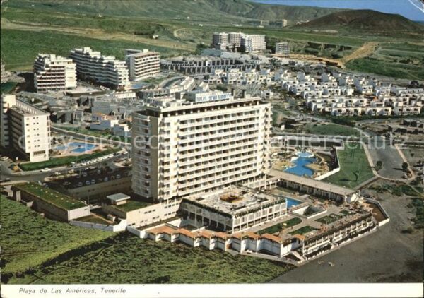 Playa de las Americas Hotelanlagen Fliegeraufnahme