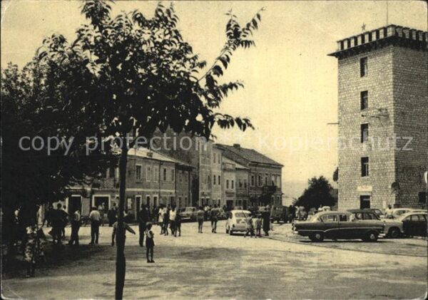 Novi Vinodol Platz Turm