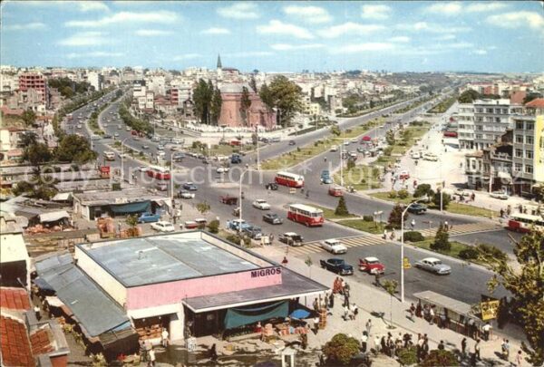 Istanbul Constantinopel Aksaray Vatan ve Millet caddeleri