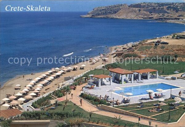 Crete Kreta Skaleta Fliegeraufnahme