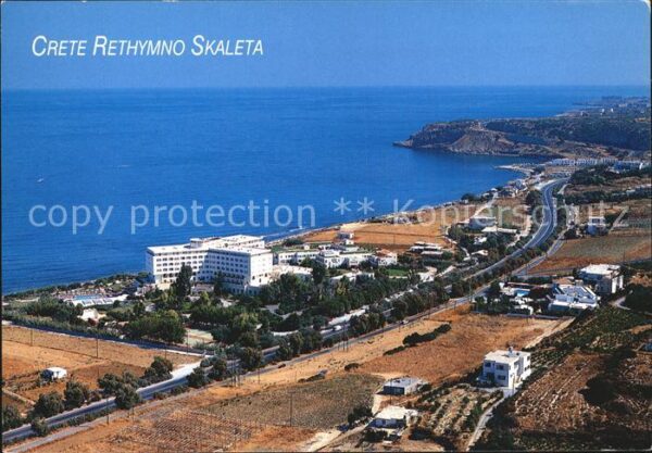 Rethymno Kreta Skaleta Fliegeraufnahme