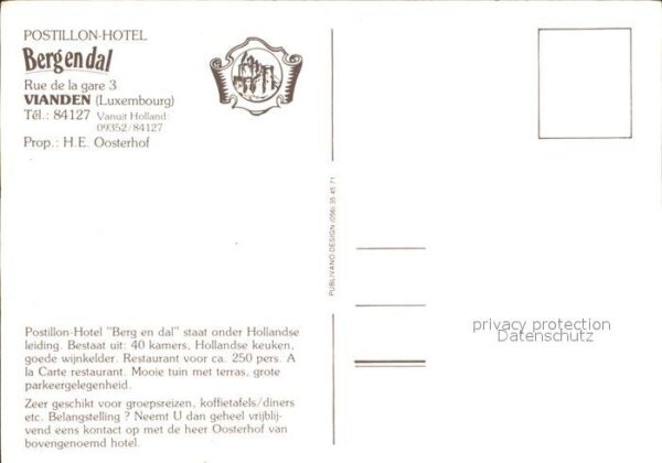 Vianden Postillon Hotel Bergendal – Bild 2