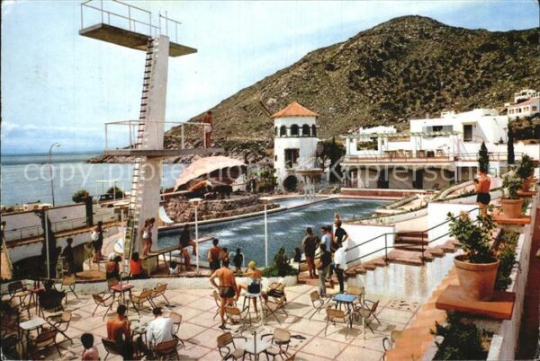 Rosas Costa Brava Cataluna Piscina de El Moli Blau