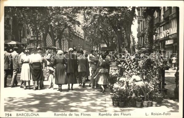 Barcelona Cataluna Rambla de las Flores