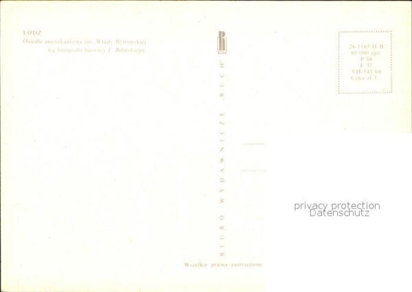 Litzmannstadt Lodz Teilansicht – Bild 2
