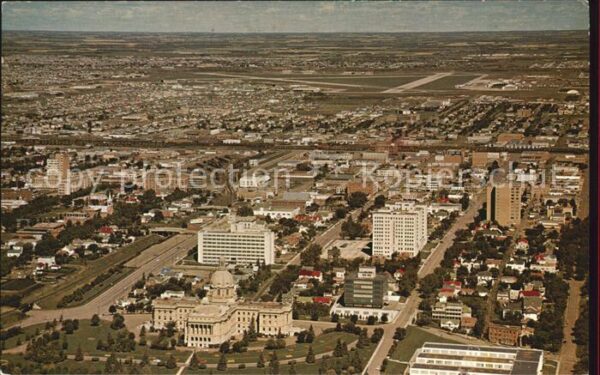 Edmonton Alberta Fliegeraufnahme Governmental Area
