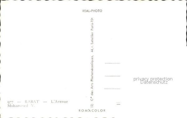 Rabat Marokko Avenue Mohammed V – Bild 2