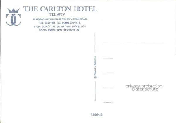 Tel Aviv Carlton Hotel – Bild 2