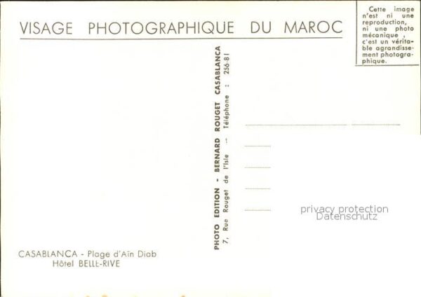 Casablanca Plage d Ain Diab Hotel Belle-Rive – Bild 2