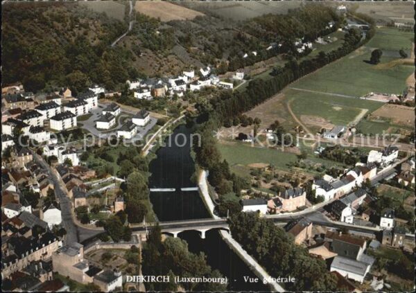 Diekirch Vue generale aerienne