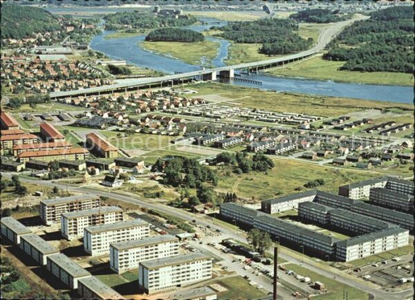Kungaelv Bohus Fastning i bakgrunden Fliegeraufn
