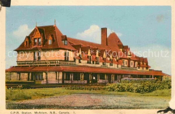 Canada State Bahnhof McAdam