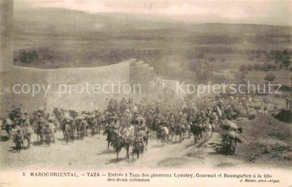 Taza Maroc Soldaten