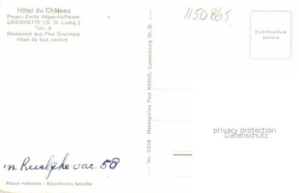 Larochette Luxembourg Hotel du Chateau – Bild 2