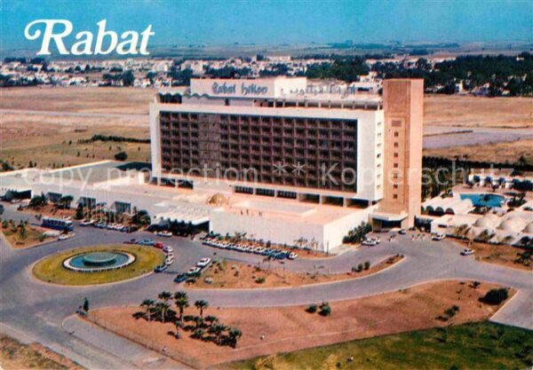 Rabat Marokko Fliegeraufnahme Rabat-Hilton