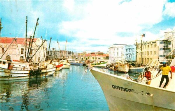 Barbados Hafen Careenage