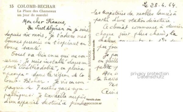 Colomb-Bechar Place des Chameaux Marché – Bild 2
