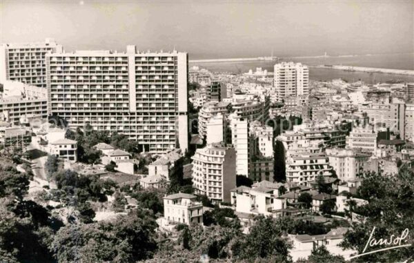 Alger Algerien Fliegeraufnahme Nouveaux Immeubles